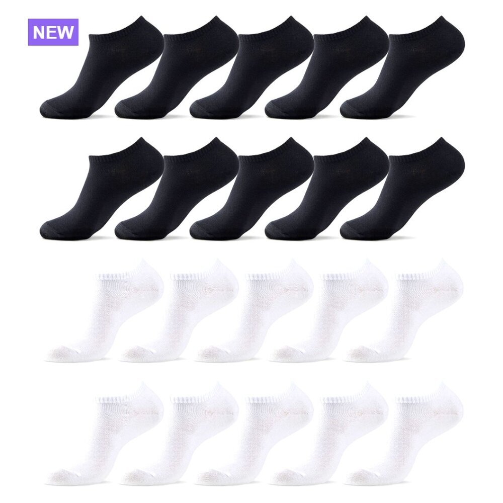 Thin Cotton Low Cut Ankle Socks Multipack Slim Fit Athletic